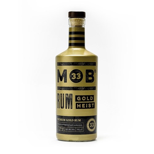 MOB33 Gold Heist Rum 70cl